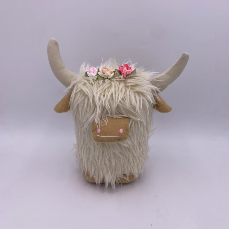 Highland Cow Animal Plush Figure