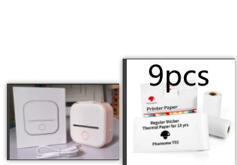 Mini Bluetooth Thermal Printer - Portable Wireless Label Maker for Home, Office & School | Pocket Photo Printer