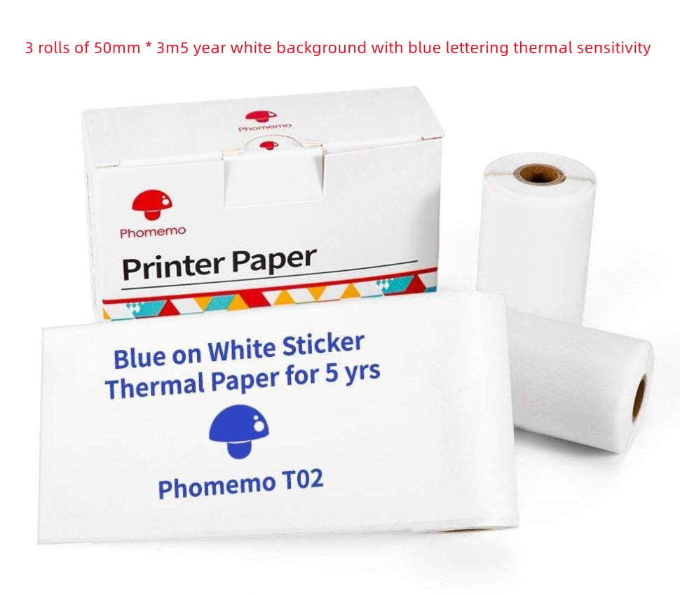 Mini Bluetooth Thermal Printer - Portable Wireless Label Maker for Home, Office & School | Pocket Photo Printer