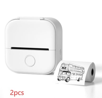 Mini Bluetooth Thermal Printer - Portable Wireless Label Maker for Home, Office & School | Pocket Photo Printer