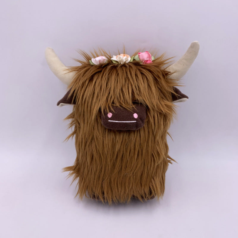 Highland Cow Animal Plush Figure