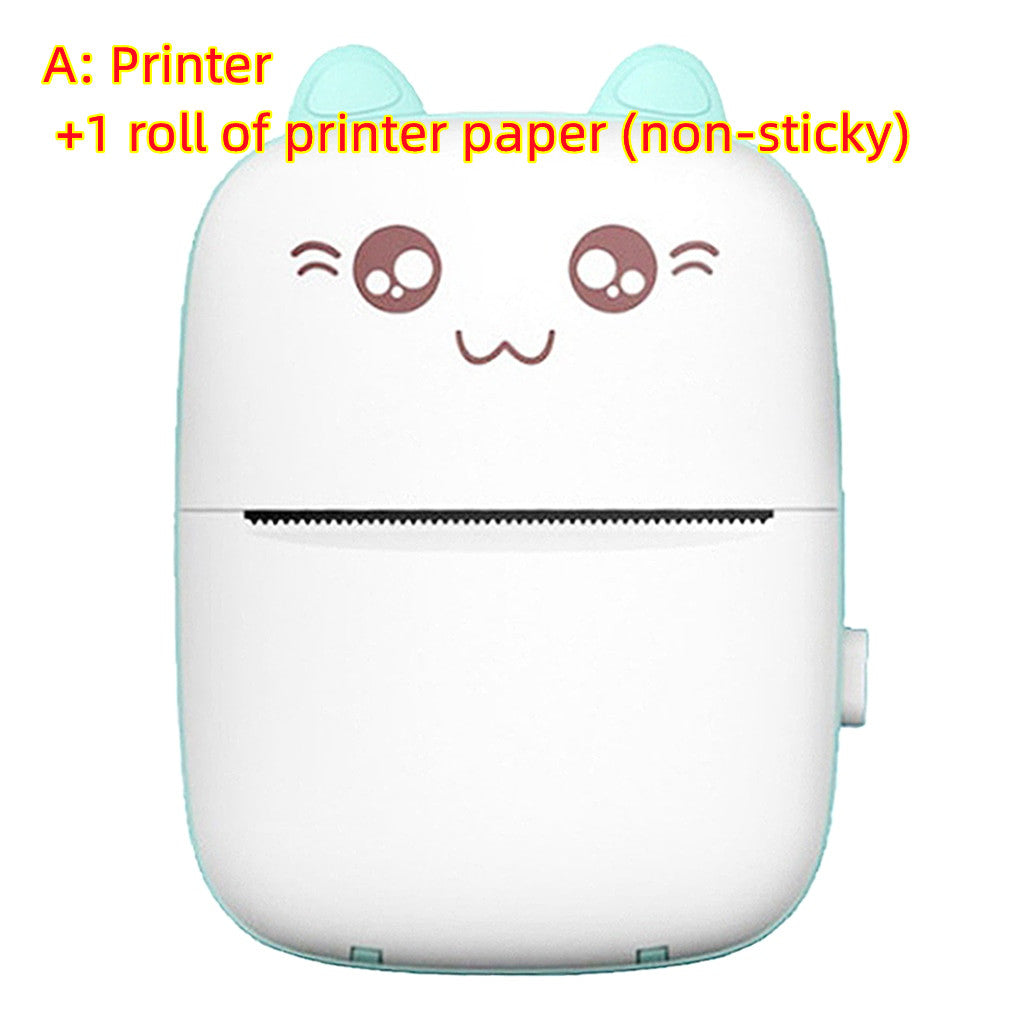 Portable Mini Bluetooth Thermal Printer - Wireless Photo & Label Printer for Students & Home | Pocket-Sized
