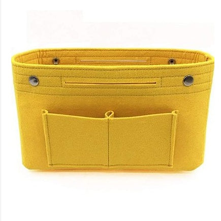 Felt Makeup Storage Organizer - Multi-Pocket Cosmetics Travel Bag | Perfect for Cosmetics, Brushes & Beauty Accessories