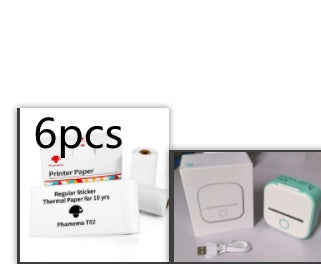 Mini Bluetooth Thermal Printer - Portable Wireless Label Maker for Home, Office & School | Pocket Photo Printer