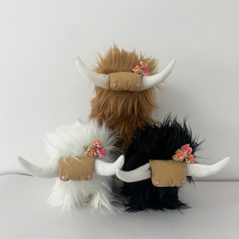 Highland Cow Animal Plush Figure