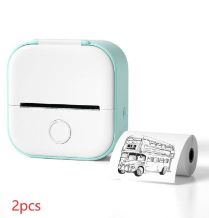 Mini Bluetooth Thermal Printer - Portable Wireless Label Maker for Home, Office & School | Pocket Photo Printer