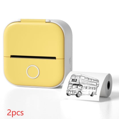 Mini Bluetooth Thermal Printer - Portable Wireless Label Maker for Home, Office & School | Pocket Photo Printer