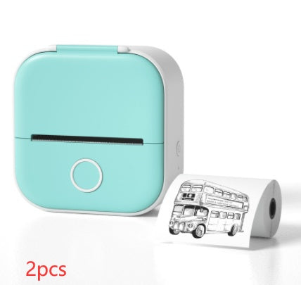 Mini Bluetooth Thermal Printer - Portable Wireless Label Maker for Home, Office & School | Pocket Photo Printer