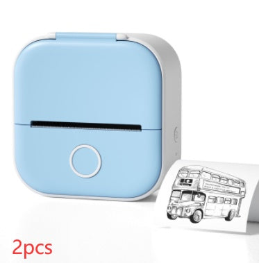 Mini Bluetooth Thermal Printer - Portable Wireless Label Maker for Home, Office & School | Pocket Photo Printer