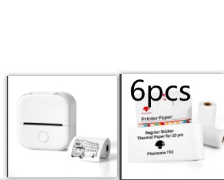 Mini Bluetooth Thermal Printer - Portable Wireless Label Maker for Home, Office & School | Pocket Photo Printer