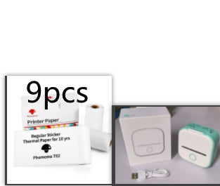 Mini Bluetooth Thermal Printer - Portable Wireless Label Maker for Home, Office & School | Pocket Photo Printer