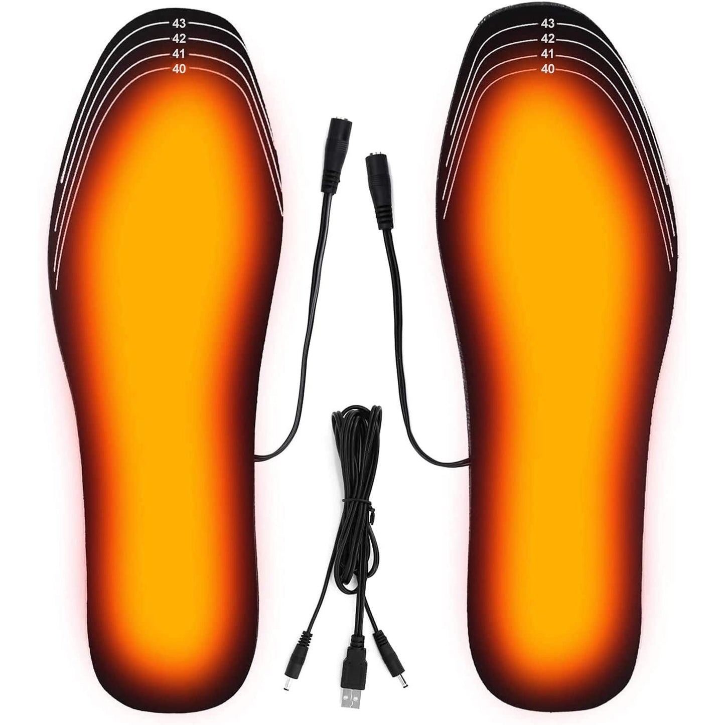 Cuttable USB Warmed Insole Foot Warmer Insole